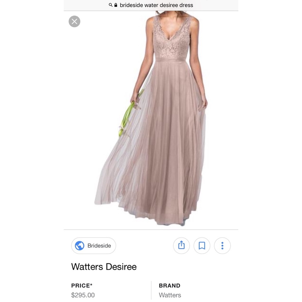 Watters Desiree Bridesmaid Dress. - Picture 1 of 8